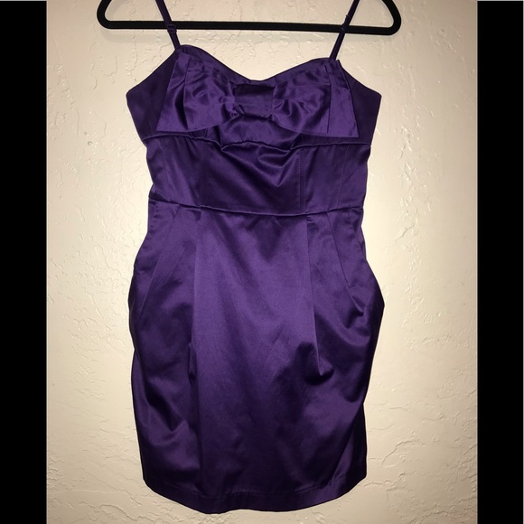Wet Seal Dresses & Skirts - Wet Seal Purple Formal Cocktail Dress with Pockets